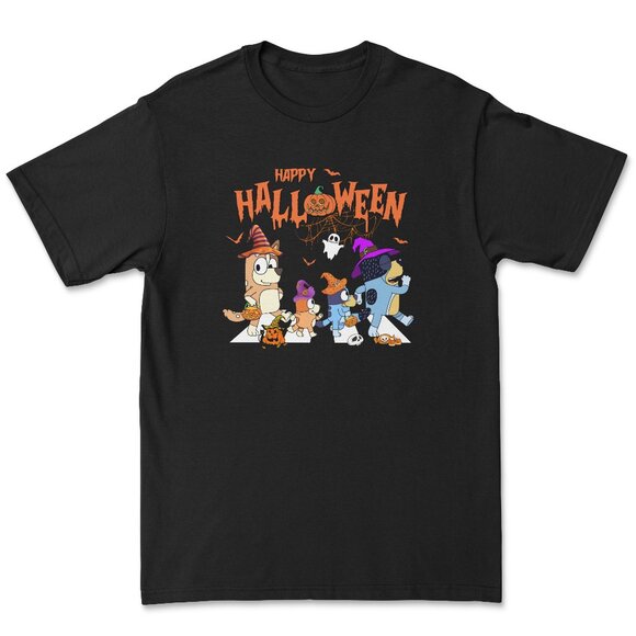 Bluey Halloween T-Shirt Adult and Kids Sizes - Picture 1 of 4